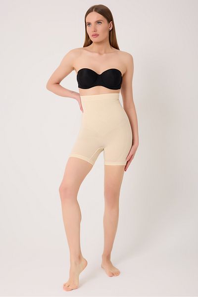 leswear High Waist Long Seamless Corset Skin Color Basen Tightening Waist Slimming Hip Firming