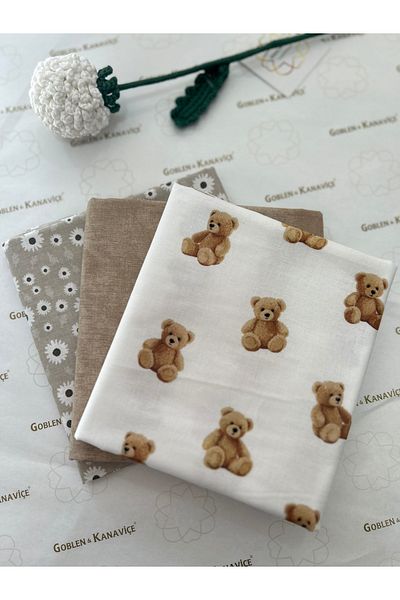 goblenkanaviçe Cotton Fabric, Poplin Fabric, Textile Fabric with Small Pattern