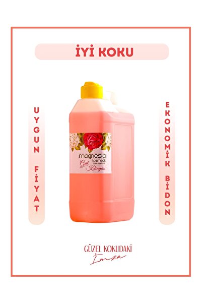 Magnesia Kozmetik Pure Touches Magnesia Doğal Esans Gül Kolonyası 1Lt.(900ml)...