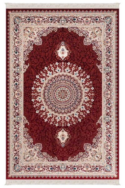 Efor Halı Amasra Kırmızı Halı Yumuşak Oturma Odası Salon Çocuk Odası Mutfak Halısı P256D