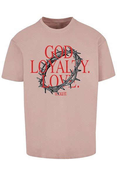Upscale by Mister Tee Unisex God Loyalty Love Oversize T-Shirt