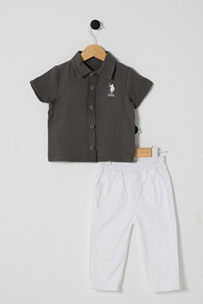 U.S. Polo Assn. Set 2 bucati pentru bebelusi
