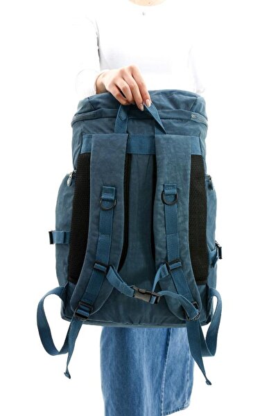 Baginn Unisex Dağcı Çantası Kamp Çantası Seyahat Çantası Hafif Klinkır Kumaş Outdoor Çanta 50*30 Cm