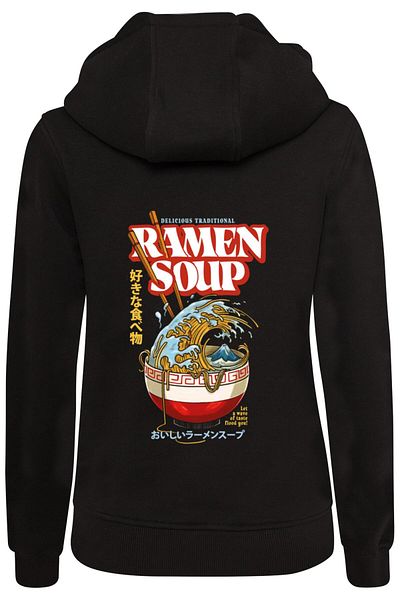 Mister Tee Damen Ladies Ramen Soup Hoody