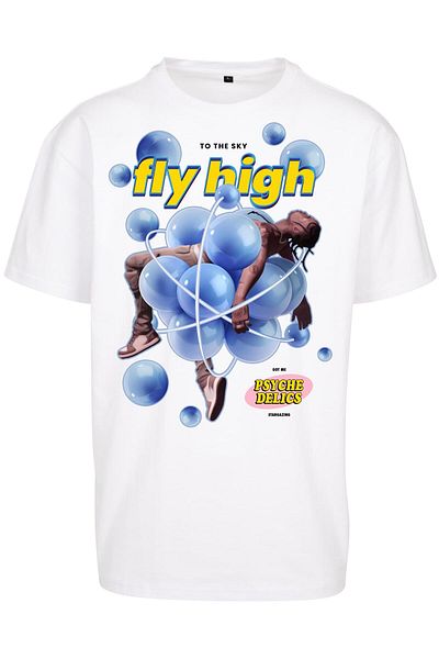 Upscale by Mister Tee Unisex Psychedelic Oversize T-Shirt