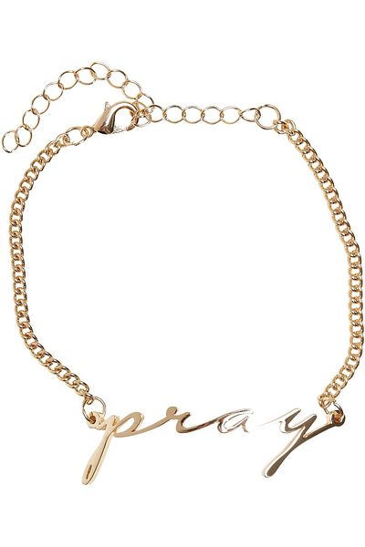 Mister Tee Unisex Pray Bracelet
