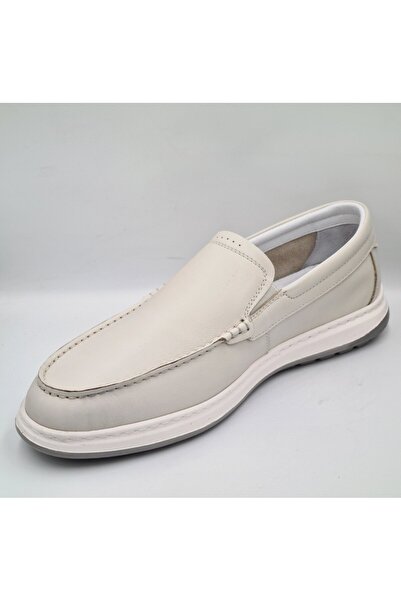 LBR H1018 Білий натуральний шкіряний чоловічий повсякденний взуття