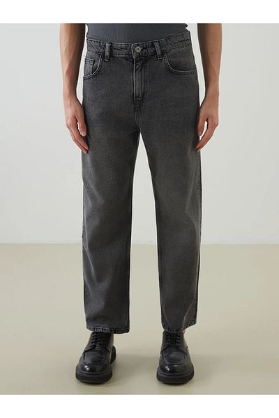 LC Waikiki Lcw Jeans Anthracite Baggy Fit Men's Jeans