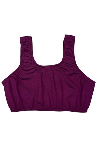 MİRASWİM Girl's Swimsuit (Purple Color)