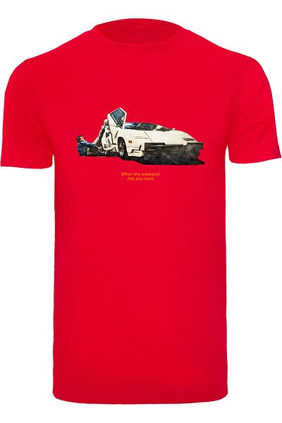 Mister Tee Herren Weekend Wolf Tee