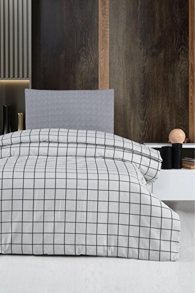 vippazar SET LENJERIE DE PAT PENTRU O PERSONĂ CU Dungi, LUX, 100% BUMBAC