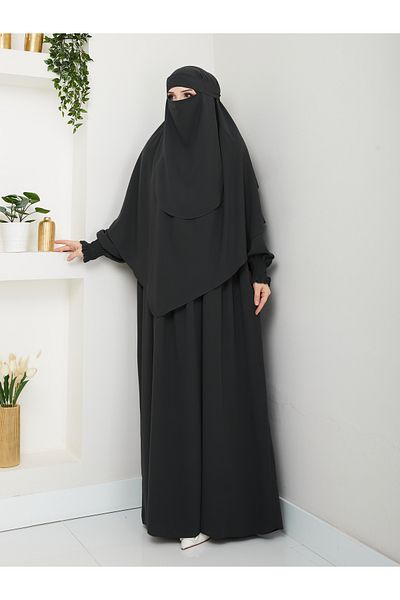 Rüyam Moda Vera Dress Souffle Gipe Rubber Sleeves Set of 3