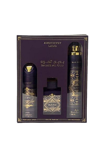 lattafa Bade'e Al Oud Amethyst Gift Set EDP 100ml