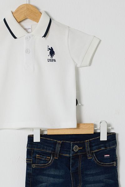 U.S. Polo Assn. Set 2 bucati pentru bebelusi