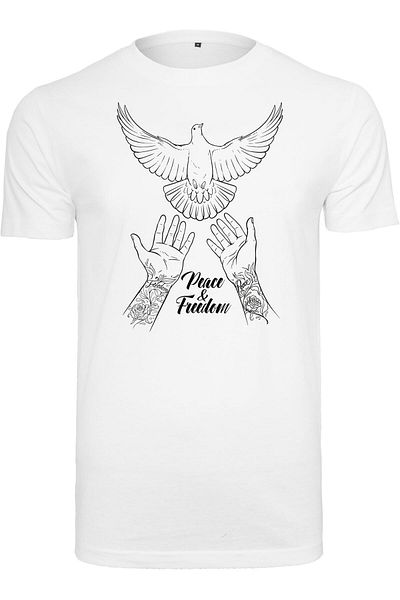 Mister Tee Herren Peace & Freedom Tee