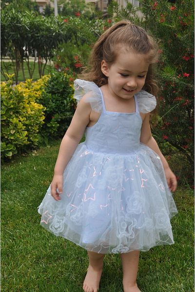 ministok Rugiada Back Tie Girl Dress