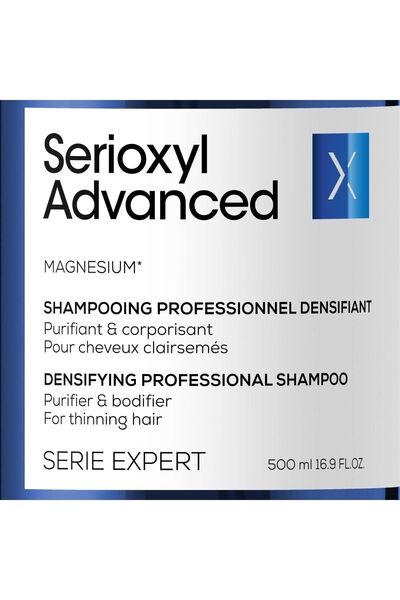L'oreal Professionnel Expert serioxyl advanced shampoo for thinning hair, adds density, 1500 ml