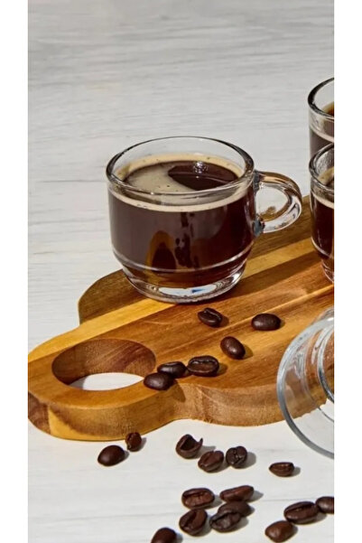 SEVEN7 Mini Espresso Bardak 91ml 1kişilik cam kulplu