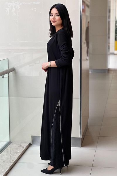 Nuss Krash Detailed Side Zipper Dress