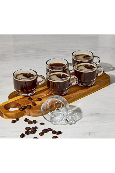 SEVEN7 Mini Espresso Bardak 91ml 1kişilik cam kulplu