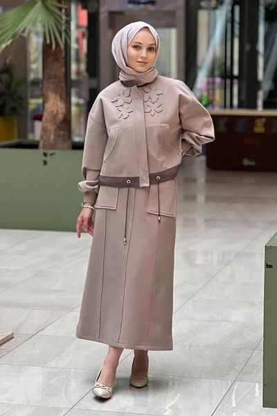 Ghisa Kangaroo Pocket Skirt Set