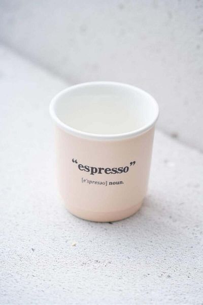 şirin eşyalarım Blush Espresso Cup Cream - 90 ml - 1 Piece
