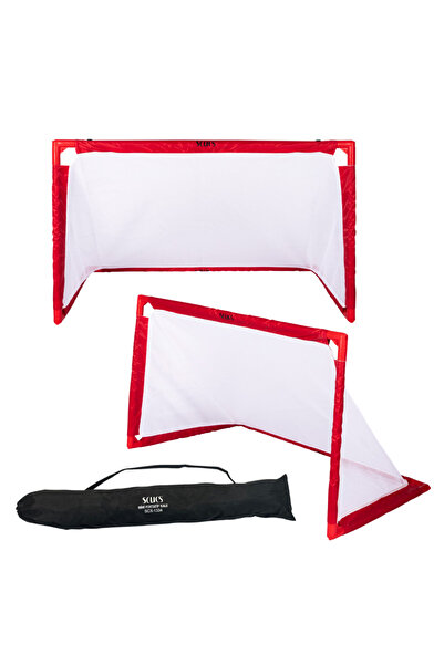 SCUCS Scx1334 Portatif Mini Futbol Kalesi - Örme File - Dayanıklı - Açılır Kapanır - Çantalı (1 ADET)