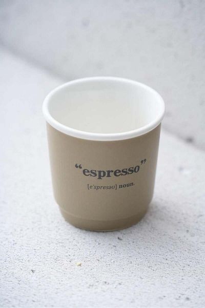 şirin eşyalarım Blush Espresso Cup Gray - 90 ml - 1 Piece