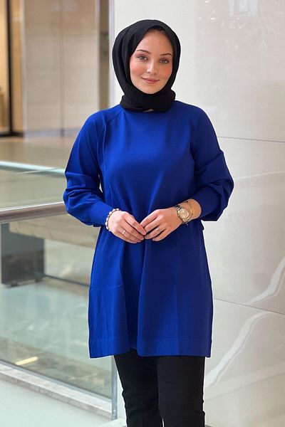 Nuss Balloon Arm Mercerized Tunic