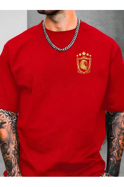 BEETON The Only Champion Printed - Oversize Crew Neck Short Sleeve T-Shirt