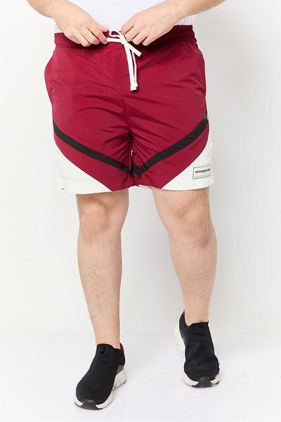 The Giving Movement Men Brand Logo Basic Shorts, Maroon