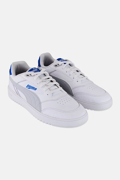 Puma Men Double Court Lace Up Outdoor Shoes, White