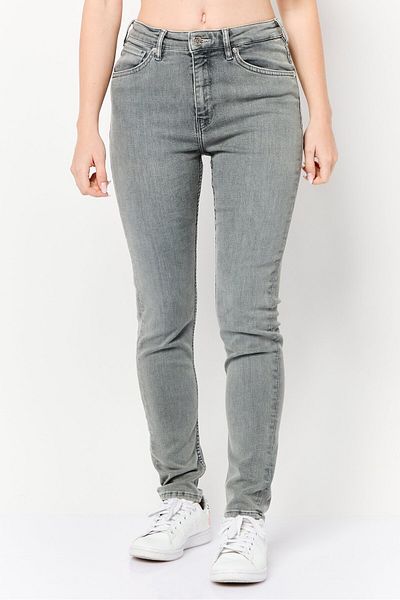 Scotch & Soda Women Regular Fit Washed Denim Jean, Grey