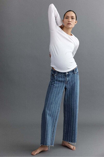 H&M ماما قبل وبعد الجينز العريض