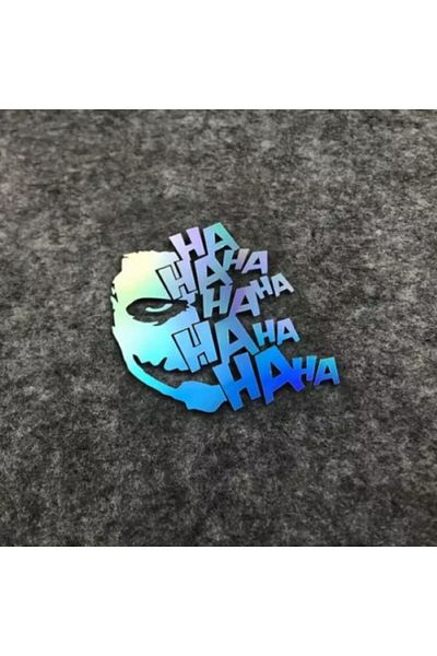 hediyenebak Joker HA HA HA Autocolant pentru vehicul, mașină, auto, motocicletă, cască, laptop, sticlă 20x18 cm