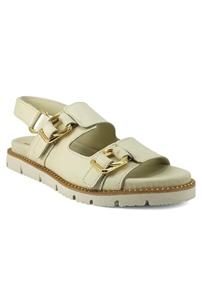 Venüs 25440013 Повсякденні сандалі з натуральної шкіри - Бежевий