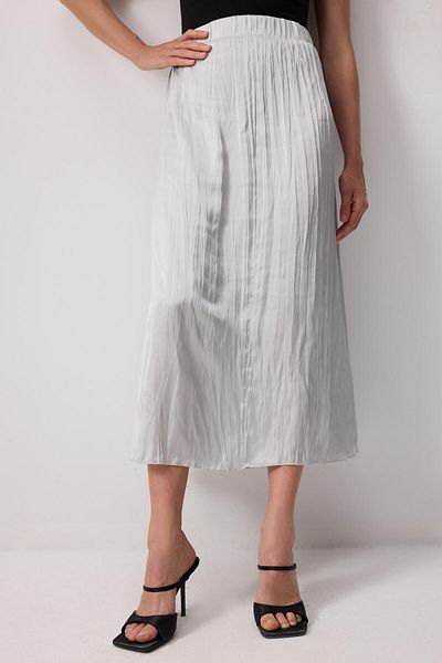 Touché Privé Crushli Satin Skirt