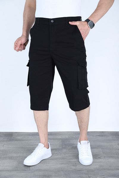 sports here Capri Cargo Pocket Linen Seasonal Trousers