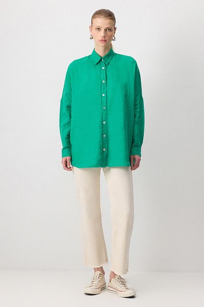 Touché Privé 100% Linen Oversize Shirt
