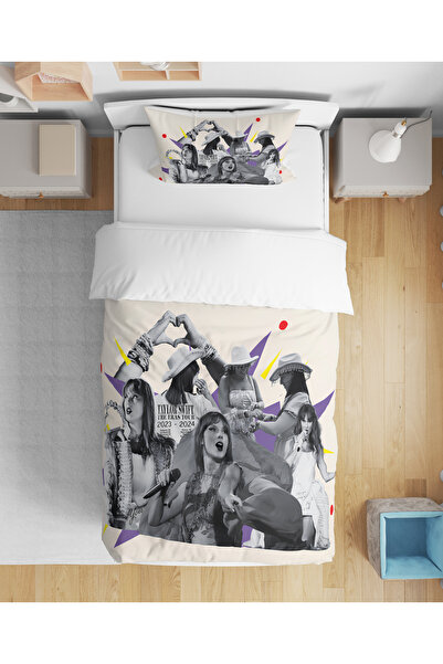 Home مجموعة مفروشات Taylor Swift Singer ثلاثية الأبعاد مطبوعة رقميًا للفتيات ...