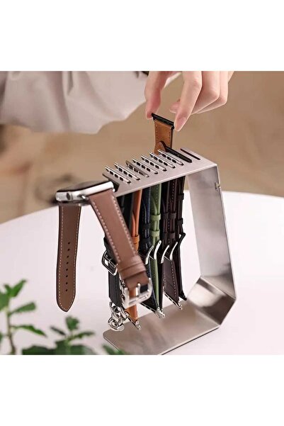 shop İphone Akıllı Saat İçin Metal Saat Kayışı Tutucu Şarj Standı Saat Bandı ...