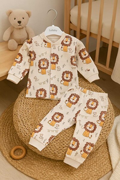 Lullaby Erkek Bebek Aslan 2li takım