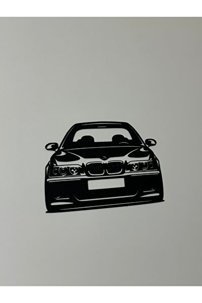 SOFT BMW E39 M5 3D Duvar Dekoru – Otomobil Figürü – 25x25 cm
