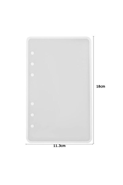 Choice1 02-A6 غلاف دفتر ملاحظات قالب راتنج DIY قوالب سيليكون إيبوكسي UV شفافة...