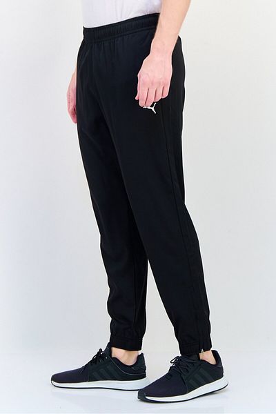 Puma Men Sportswear Fit Brand Logo Training Track Pants, Black