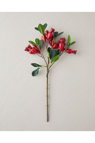 English Home Brenda Single Branch Τεχνητό Λουλούδι 48 cm Κόκκινο