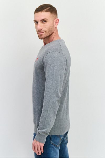 Liverpool Men Sportswear Fit Long Sleeve Outdoor Sweatshirt, Grey