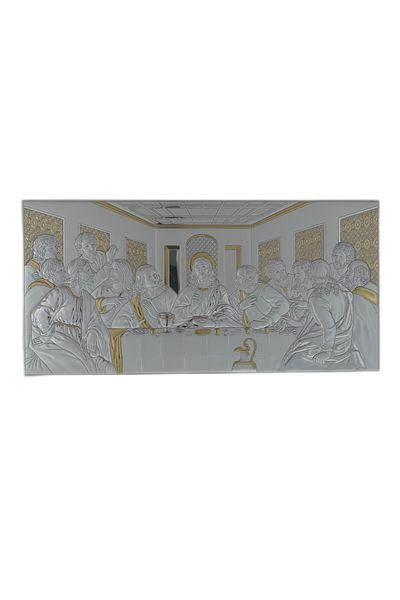 GiftExpress Icoana argintata Cina cea de Taina Exclusiv 50cm