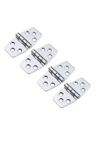 Choice 4Pcs Door hinges Marine Grade Stainless Steel Hinge for Boat 3" x 1.5" Window Hinges Hinges Hardware