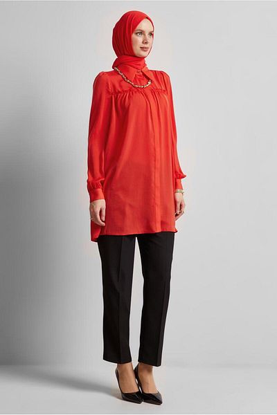 Alvina Shirt Collar Tunic 45415